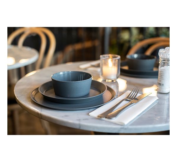 Тарелка Connect, Organic, ?25,5 см, темно-серая, Koziol, изображение 8