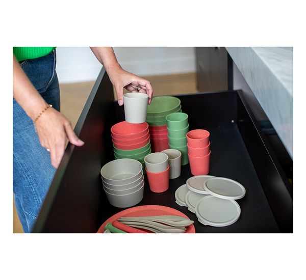 Набор тарелок Connect, Organic, ?24 см, 4 шт, песочный, Koziol, изображение 2