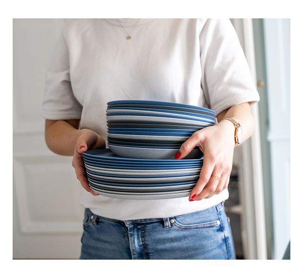 Тарелка Connect, Organic, ?20,5 см, темно-серая, Koziol, изображение 14