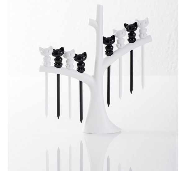 Набор шпажек с держателем Miaou, 8 шт., Koziol, изображение 2