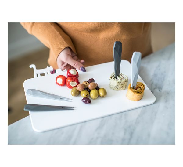 Набор шпажек Club, Organic, серый, 4 шт., Koziol, изображение 4