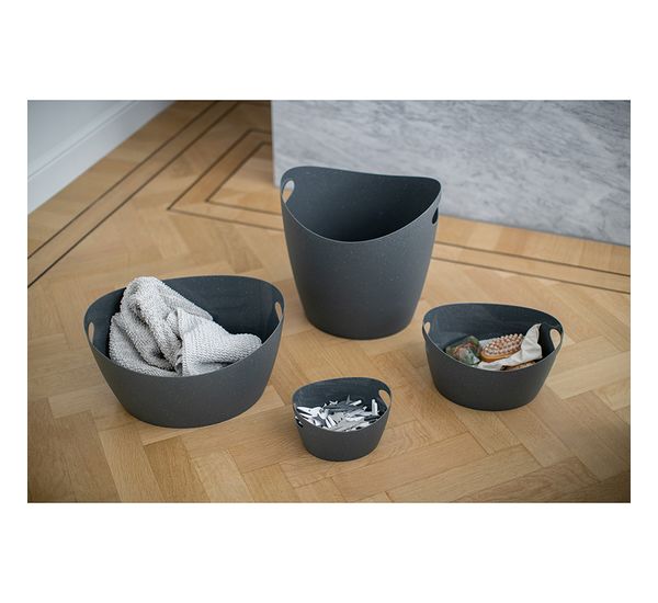 Контейнер для хранения Bottichelli, Organic, 15 л, темно-серый, Koziol, изображение 2