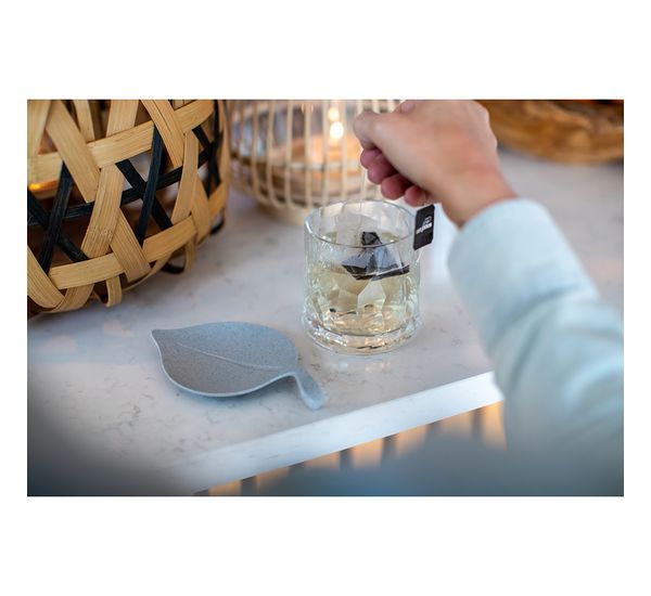 Набор подставок Leaf-On, Organic, сине-серый. 4 шт., Koziol, изображение 4