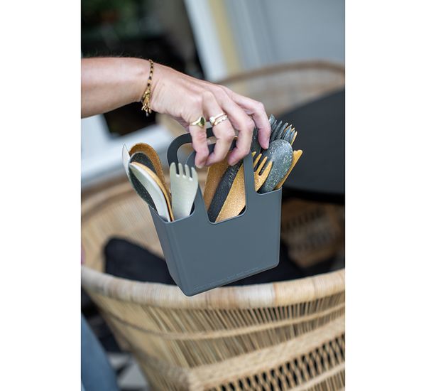 Органайзер Taschelini, 15,1х18,2х7,9 см, темно-серый, Koziol, изображение 2