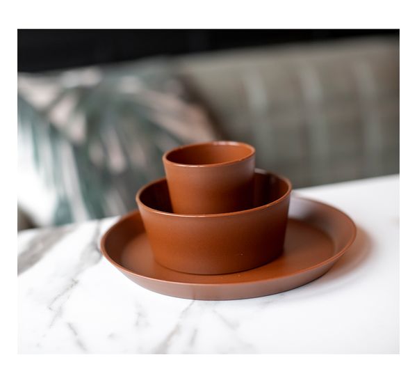 Чаша Connect, Organic, 400 мл, коричневая, Koziol, изображение 11