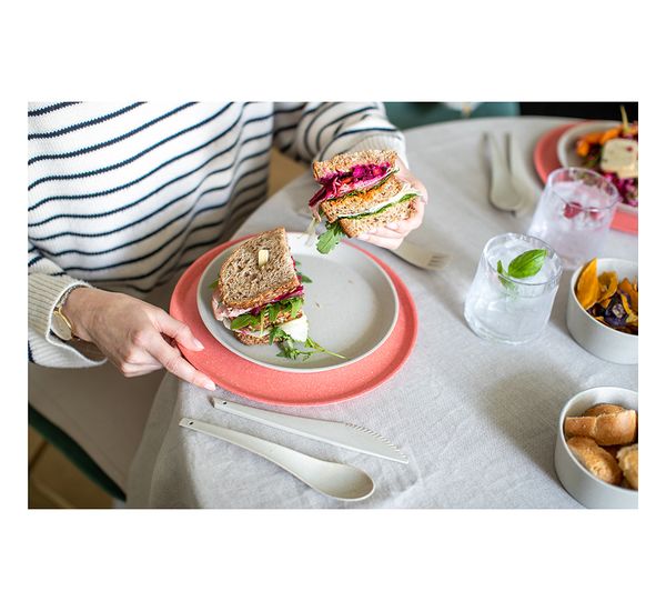 Набор тарелок Connect, Organic, ?20,5 см, 4 шт, песочный, Koziol, изображение 2