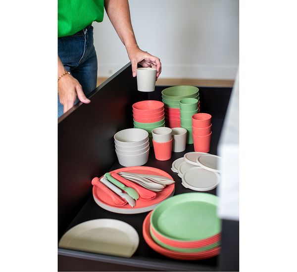 Набор тарелок Connect, Organic, ?20,5 см, 4 шт, песочный, Koziol, изображение 4