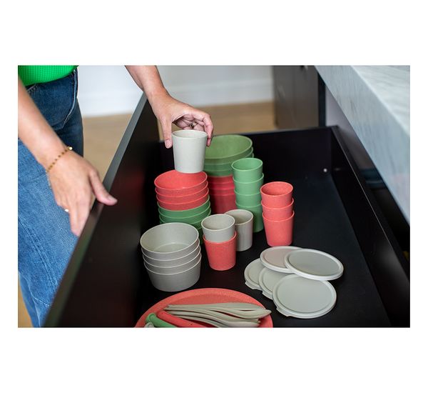 Набор стаканов Connect, Organic, 190 мл, 4 шт, темно-серый, Koziol, изображение 8