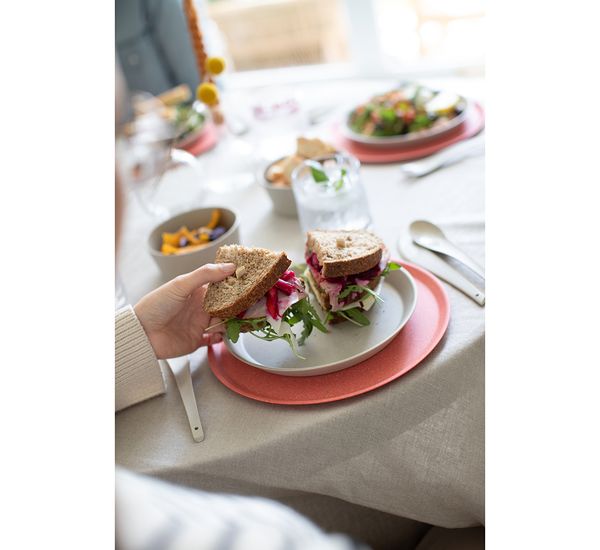 Набор тарелок Connect, Organic, ?25,5 см, 4 шт, молочный, Koziol, изображение 12