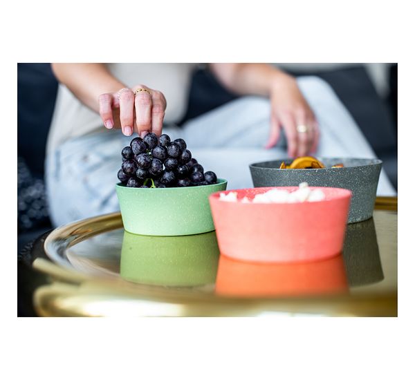 Набор чаш Connect, Organic, 890 мл, 2 шт, темно-серый, Koziol, изображение 4