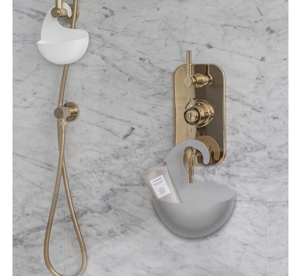 Органайзер для ванной Surf M, Organic, серый, Koziol, изображение 2