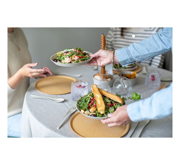 Набор тарелок Connect, Organic, ?25,5 см, 4 шт, темно-серый, Koziol, изображение 4