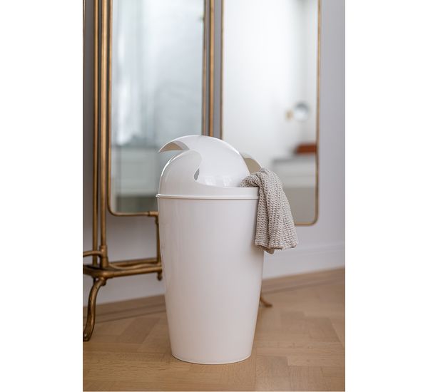 Корзина для мусора с крышкой Del Organic, 30 л, молочная, Koziol, изображение 9