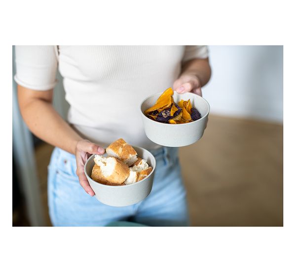 Набор чаш Connect, Organic, 400 мл, 2 шт, темно-серый, Koziol, изображение 8