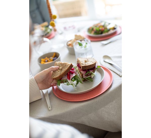 Набор тарелок Connect, Organic, ?25,5 см, 4 шт, темно-серый, Koziol, изображение 12