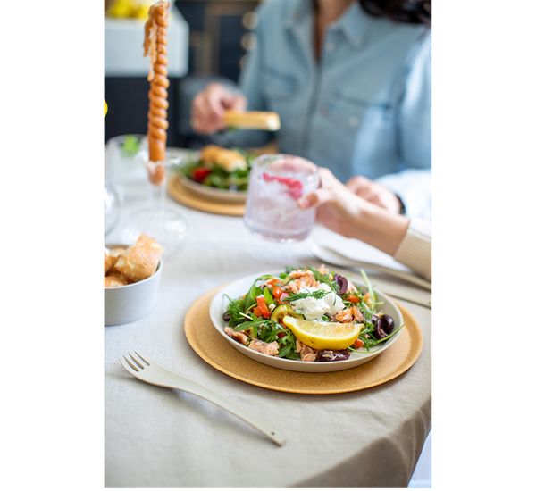 Набор тарелок Connect, Organic, ?25,5 см, 4 шт, темно-серый, Koziol, изображение 8