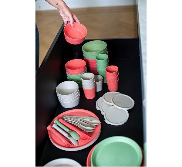 Набор стаканов Connect, Organic, 190 мл, 4 шт, песочный, Koziol, изображение 10