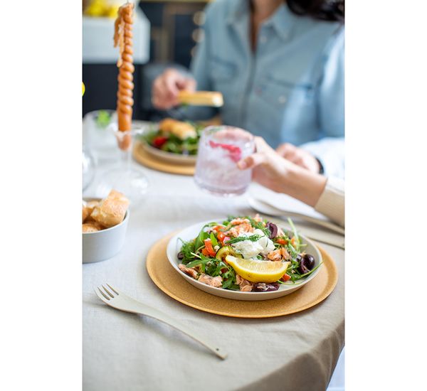 Набор тарелок Connect, Organic, ?25,5 см, 4 шт, молочный, Koziol, изображение 7