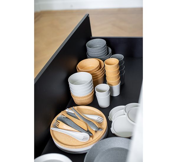 Набор тарелок Connect, Organic, ?20,5 см, 4 шт, песочный, Koziol, изображение 5