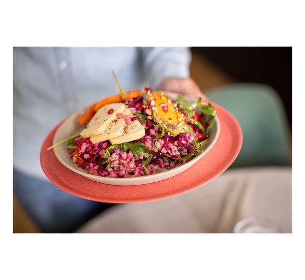 Набор тарелок Connect, Organic, ?25,5 см, 4 шт, темно-серый, Koziol, изображение 6