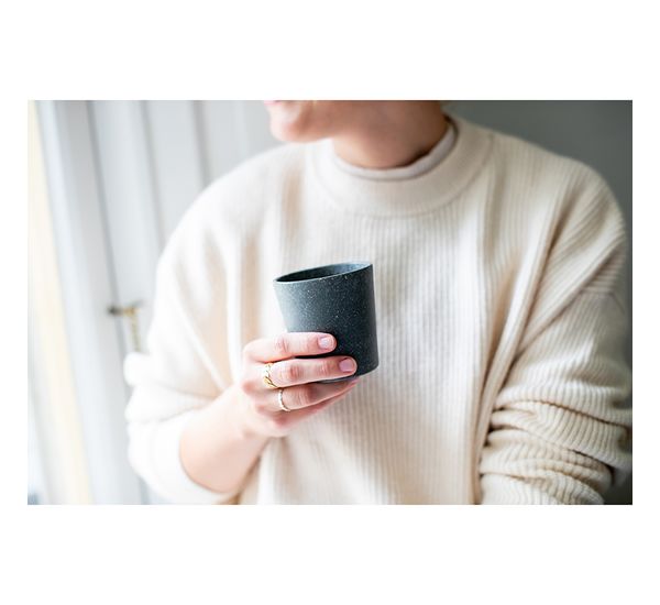 Набор стаканов Connect, Organic, 190 мл, 4 шт, темно-серый, Koziol, изображение 4