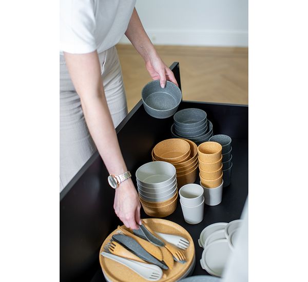 Набор чаш Connect, Organic, 400 мл, 2 шт, песочный, Koziol, изображение 7