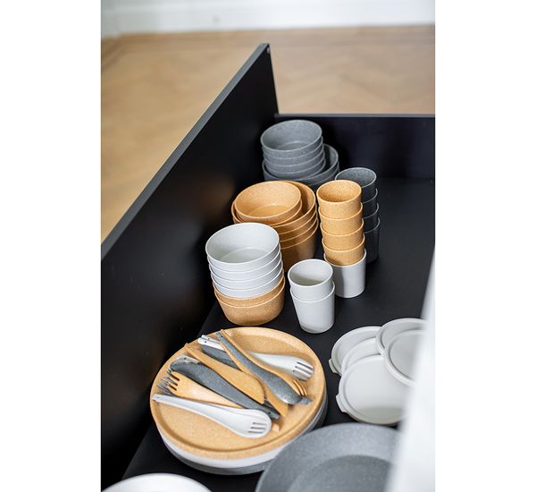 Набор стаканов Connect, Organic, 190 мл, 4 шт, темно-серый, Koziol, изображение 11