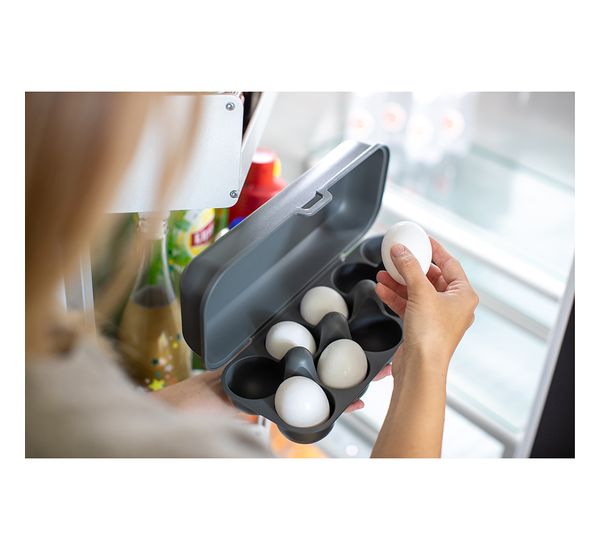 Контейнер для яиц Eggs To Go, Organic, темно-серый, Koziol, изображение 2