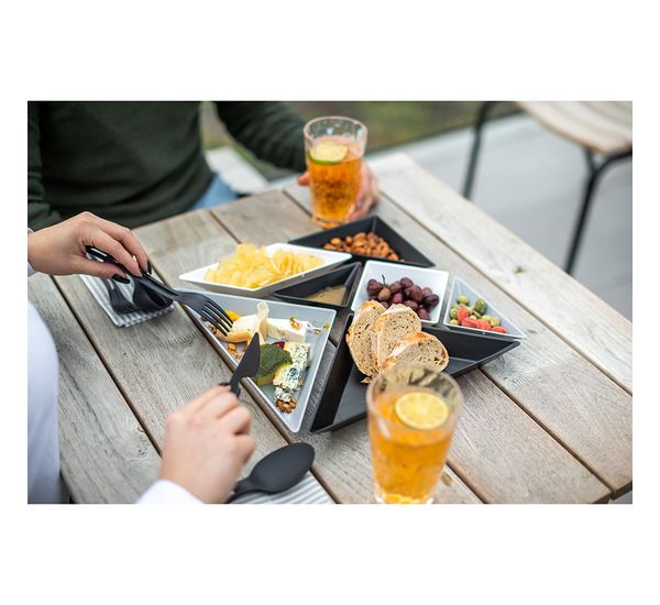 Менажница Tangram Ready, черно-бело-серая, Koziol, изображение 8