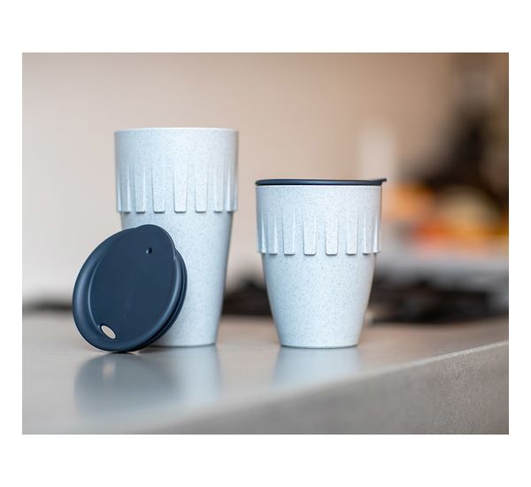 Кружка для капучино Connect, Organic, 300 мл, синяя, Koziol, изображение 4