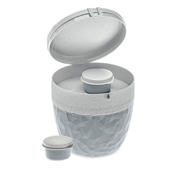 Ланч-бокс Club Bento, Organic, серый, Koziol, изображение 4