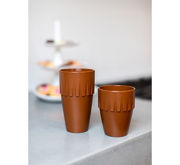 Кружка для латте Connect, Organic, 400 мл, коричневая, Koziol, изображение 7