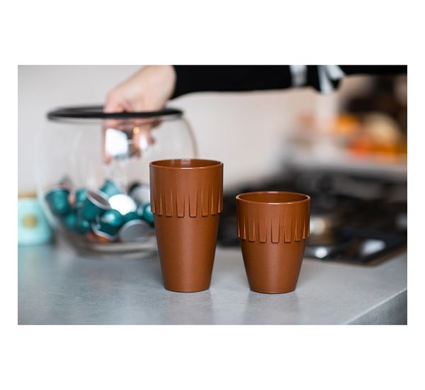 Кружка для капучино Connect, Organic, 300 мл, коричневая, Koziol, изображение 7