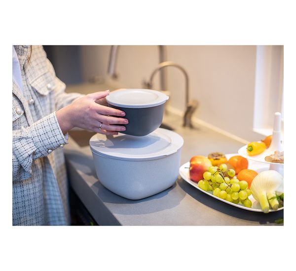 Контейнер для хранения Connect, Organic, 1 л, темно-серый, Koziol, изображение 10