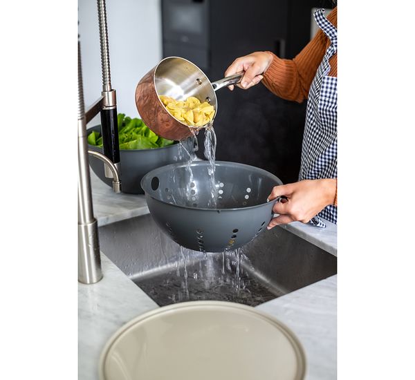 Дуршлаг Palsby, Organic, 5 л, темно-серый, Koziol, изображение 3