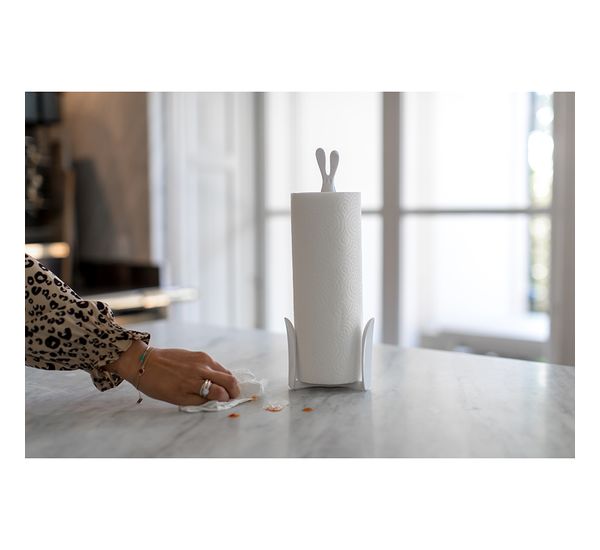 Держатель для бумажных полотенец Кролик Роджер, Organic, розовый, Koziol, изображение 4