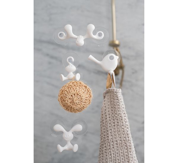 Крючок для душа настенный Sven, Organic, молочный, Koziol, изображение 3