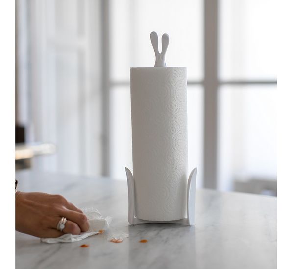 Держатель для бумажных полотенец Кролик Роджер, белый, Koziol, изображение 2