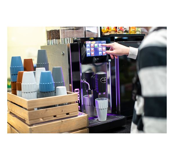 Кружка для латте Connect, Organic, 400 мл, синяя, Koziol, изображение 4