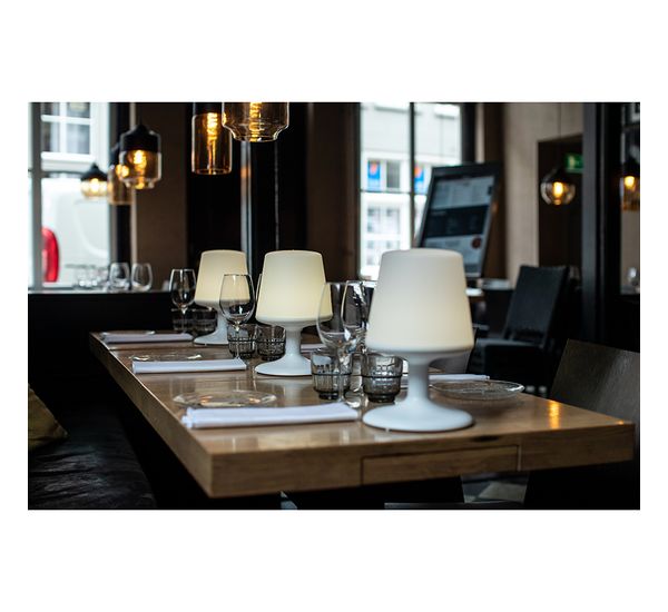 Лампа настольная Light To Go, Organic, темно-серая, Koziol, изображение 9