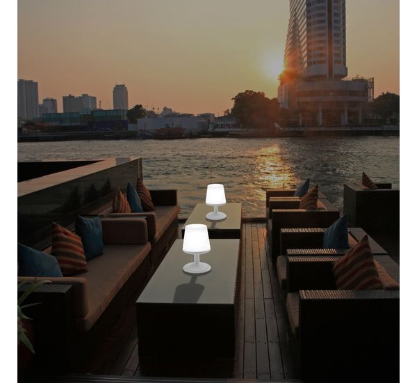 Лампа настольная Light To Go, Organic, серая, Koziol, изображение 5