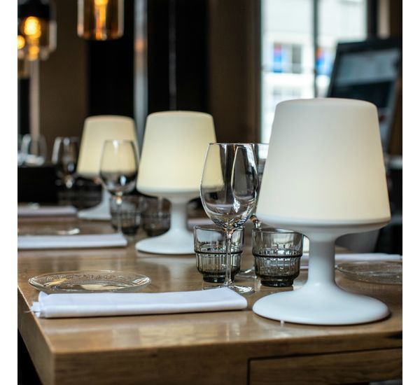 Лампа настольная Light To Go, Organic, серая, Koziol, изображение 4