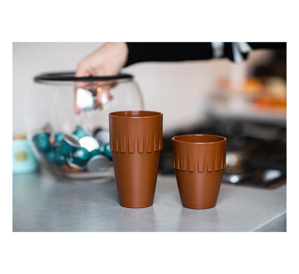 Кружка для латте Connect, Organic, 400 мл, коричневая, Koziol, изображение 8