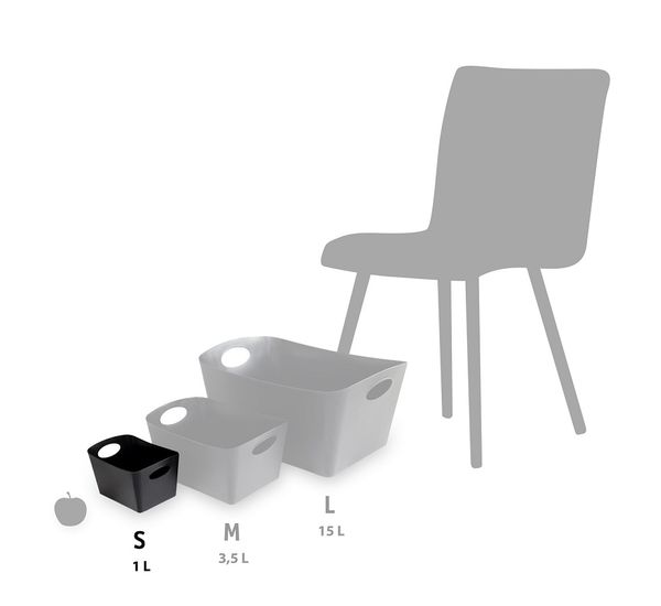 Контейнер для хранения Boxxx, Organic, 1 л, серый, Koziol, изображение 9