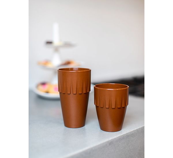 Кружка для капучино Connect, Organic, 300 мл, коричневая, Koziol, изображение 6