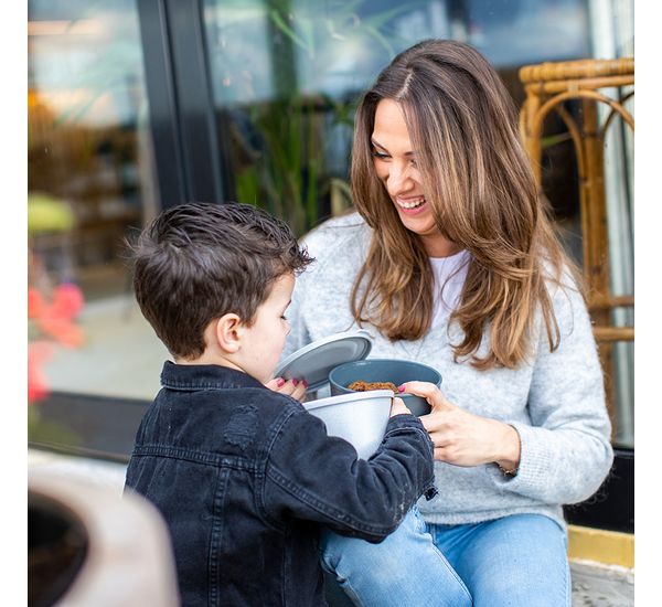 Контейнер для хранения Connect, Organic, 1 л, темно-серый, Koziol, изображение 7