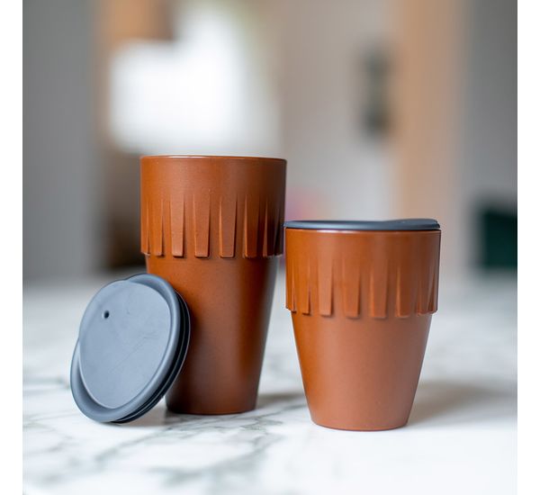 Кружка для капучино Connect, Organic, 300 мл, коричневая, Koziol, изображение 9