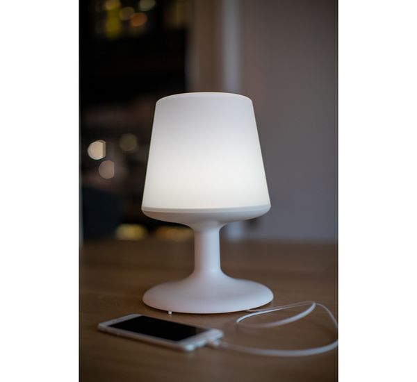 Лампа настольная Light To Go, Organic, темно-серая, Koziol, изображение 5