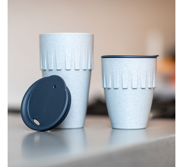 Кружка для капучино Connect, Organic, 300 мл, серая, Koziol, изображение 5