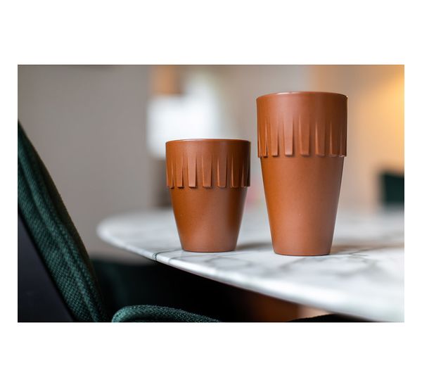 Кружка для капучино Connect, Organic, 300 мл, коричневая, Koziol, изображение 8